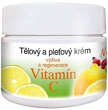 Regenerierende und weichmachende Creme mit Vitamin C  - Bione Cosmetics Vitamin C Body & Face Cream — Bild N1