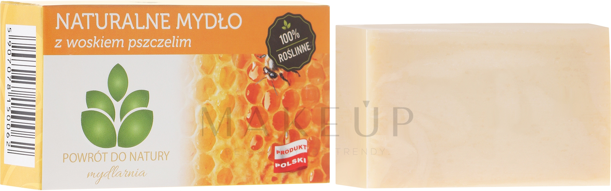 Naturseife mit Bienenwachs - Powrot do Natury Natural Soap Beeswax — Bild 100 g