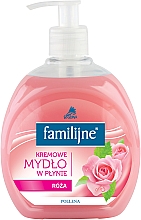 Düfte, Parfümerie und Kosmetik Flüssigseife - Pollena Savona Familijny Rose Creamy Liquid Soap