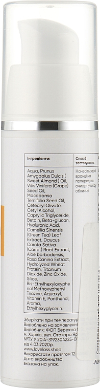 Sonnenschutzcreme für das Gesicht - Love&Loss Sun Protection Cream SPF 50 — Bild N5