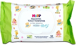 Düfte, Parfümerie und Kosmetik Feuchtes Toilettenpapier 50 St. - Hipp Ultra-Sensitiv