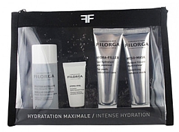 Düfte, Parfümerie und Kosmetik Gesichtspflegeset - Filorga Intense Hydration Discovery Kit (water/50ml + conc/7ml + cr/30ml + mask/30ml + pouch)