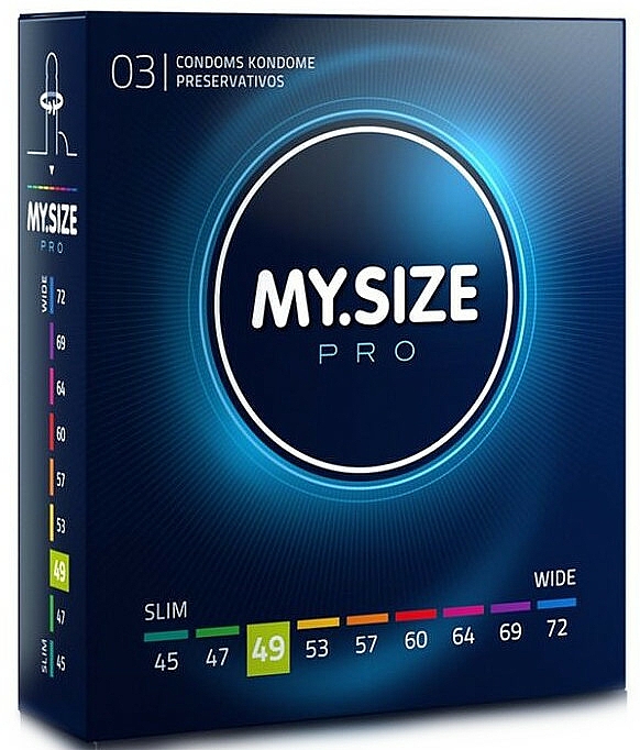 Latex-Kondome Größe 49 3 St. - My.Size Pro — Bild N1