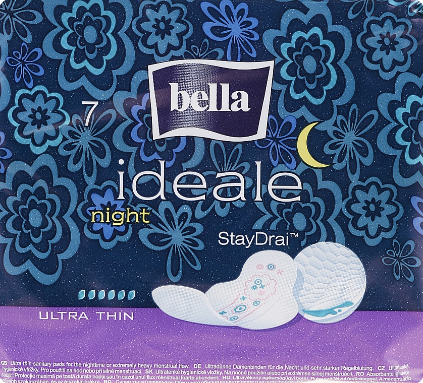 Damenbinden Ideale Night StayDrai 7 St. - Bella — Bild N1