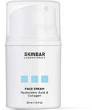 Feuchtigkeitsspendende Gesichtscreme mit Hyaluronsäure und Kollagen - SKINBAR Hyaluronic Acid & Collagen Face Cream — Bild N6