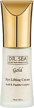 Anti-Aging-Augencreme mit Lifting-Extrakt - Dr.Sea Gold & Peptide Complex Eye Lifting Cream — Bild N1