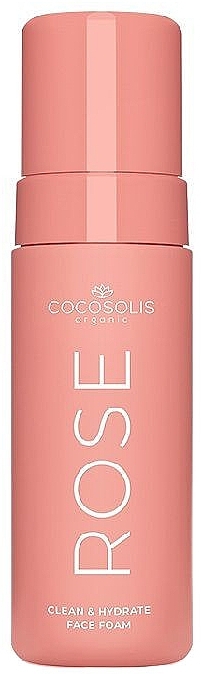 Reinigender und feuchtigkeitsspendender Gesichtsschaum - Cocosolis Rose Clean & Hydrate Face Foam  — Bild N1