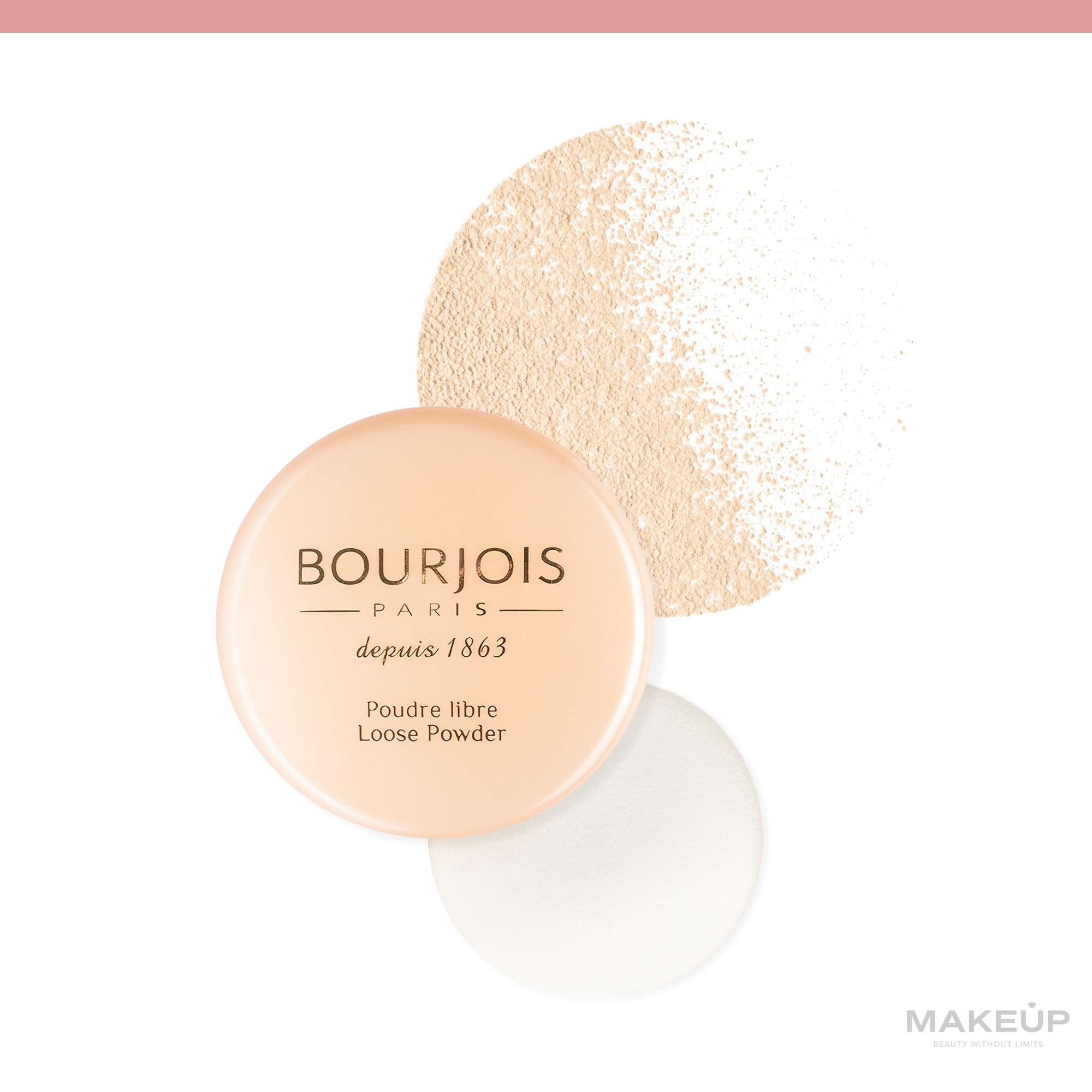 Loser Gesichtspuder - Bourjois Poudre Libre — Bild 01 - Peach