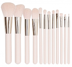 Düfte, Parfümerie und Kosmetik Professionelles Make-up Pinselset rosa 12 St. - Tools For Beauty Makeup Brush Set Pink