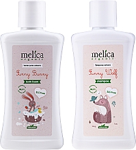 Düfte, Parfümerie und Kosmetik Körperpflegeset - Melica Organic (Schaumbad 300ml + Shampoo 300ml)