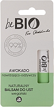 Düfte, Parfümerie und Kosmetik Feuchtigkeitsspendender und pflegender Lippenbalsam Avocado - BeBio Natural Lip Balm With Avocado
