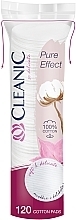 Düfte, Parfümerie und Kosmetik Kosmetische Wattepads Pure Effect 120 St. - Cleanic Face Care Cotton Pads