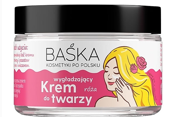 Glättende Gesichtscreme Rose  - Baska Face Cream	 — Bild N1