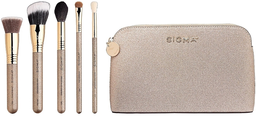 Make-up Pinselset 5 St. - Sigma Beauty Radiant Glow Brush Set — Bild N2