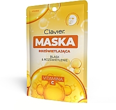 Tuchmaske für das Gesicht mit Vitamin C - Clavier — Bild N3
