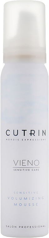 Unparfümierte Haarmousse für mehr Volumen - Cutrin Vieno Sensitive Volumizing Mousse — Bild N1