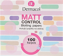 Mattierendes Spezialpapier - Dermacol Matt Control Cleansing Wipes — Bild N1