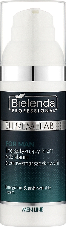 Energiespendende Anti-Falten Creme - Bielenda Professional SupremeLab For Man — Bild N1