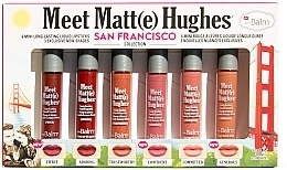 Flüssiges mattes Lippenstift-Set - TheBalm Meet Matt(e) Hughes Mini Kit San Francisco (Flüssiger Lippenstift 6x1,2ml) — Bild N1