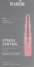 Düfte, Parfümerie und Kosmetik Beruhigende Anti-Stressfalten Gesichtsampullen - Babor Ampoule Concentrates SOS Stress Control