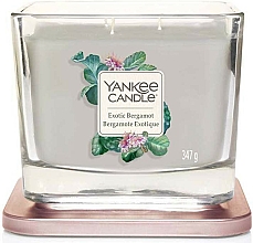 Düfte, Parfümerie und Kosmetik Duftkerze im Glas Exotic Bergamot - Yankee Candle Exotic Bergamot Elevation Square Candles