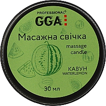 Düfte, Parfümerie und Kosmetik Massagekerze Wassermelone - GGA Professional Massage Candle