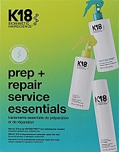 Düfte, Parfümerie und Kosmetik Haarpflegeset - K18 Hair Prep + Repair Service Essentials Set (complex/hair/300ml + mist/hair/300ml + mask/hair/150ml)