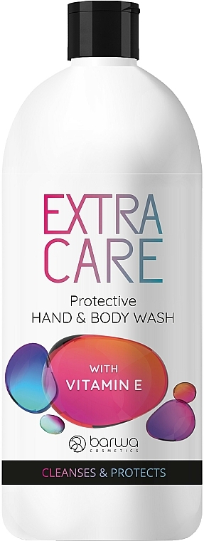 Schützende Flüssigseife für Hände und Körper mit Vitamin E - Barwa Natural Extra Care — Bild N1