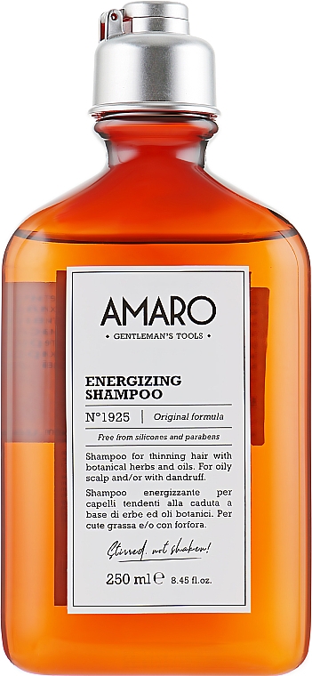 Energiespendendes Shampoo für fettige Kopfhaut und gegen Schuppen - FarmaVita Amaro Energizing Shampoo — Bild N1
