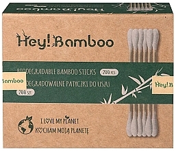 Wattestäbchen 200 St.  - Hey! Bamboo — Bild N1