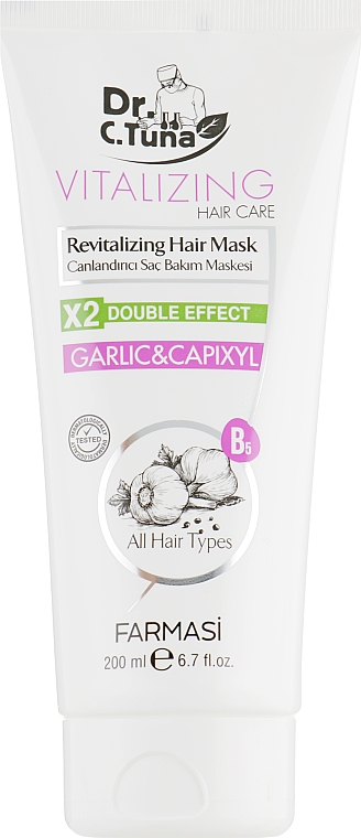 Haarcreme-Maske mit Knoblauchextrakt - Farmasi Vitalizing Hair Care Cream — Bild N2