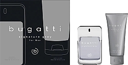Düfte, Parfümerie und Kosmetik Duftset (Eau de Toilette 100 ml + Duschgel 200 ml) - Bugatti Signature Grey 