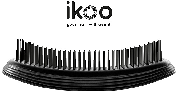 Haarbürste - Ikoo Pocket White Brush — Bild N3
