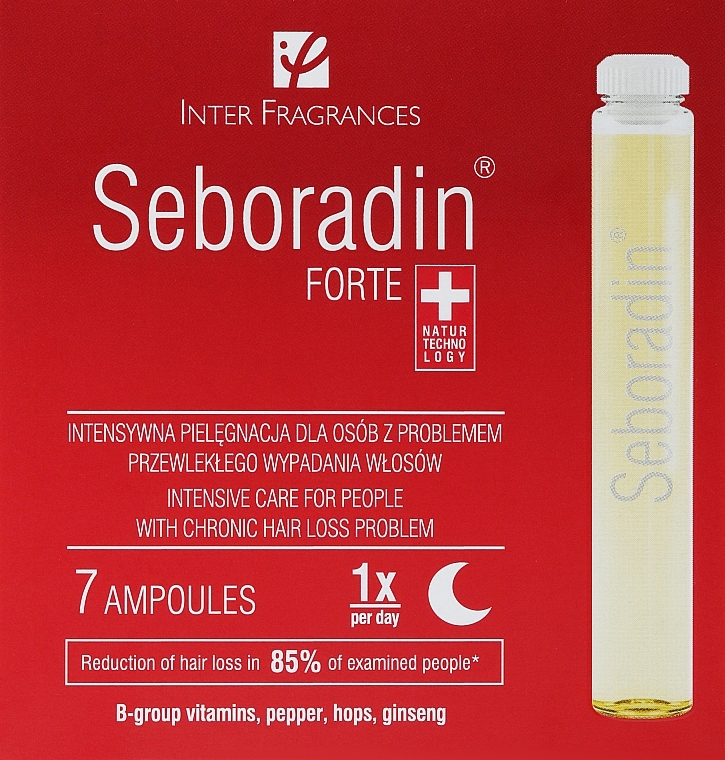 Ampullen gegen Haarausfall - Seboradin Forte Ampoules — Bild N1