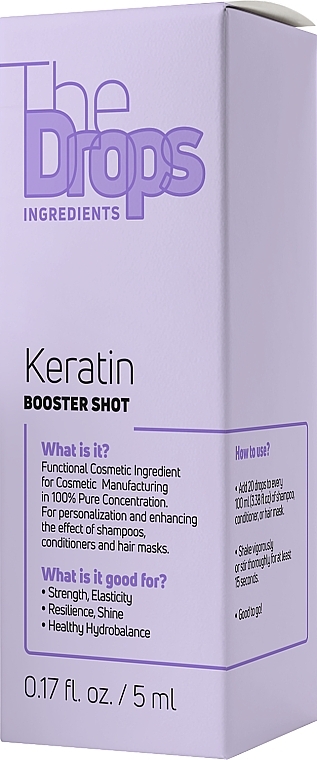 Haarkomplex - Pharma Group Laboratories The Drops Keratin Booster Shot  — Bild N2