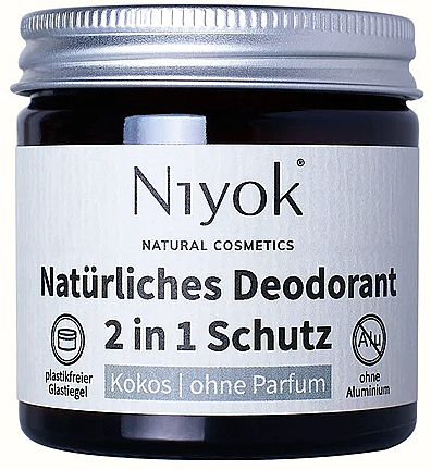 Natürliches Deodorant Kokos - Niyok Natural Cosmetics — Bild N1