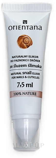 Natüliches Elixier für Nagel und Nagelhaut mit Schneckenschleim - Orientana Natural Snail Elixir For Nails&Cuticles — Bild 7.5 ml