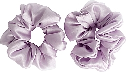 Haargummi-Set Größe M Lavendel - de Lure Scrunchie Set — Bild N1