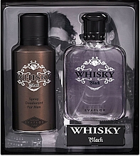 Düfte, Parfümerie und Kosmetik Evaflor Whisky Black - Duftset (Eau de Toilette 100ml + Deospray 150ml)