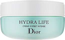 Feuchtigkeitsspendende Sorbetcreme mit reichhaltiger Textur für Gesicht und Hals - Dior Hydra Life Intense Sorbet Creme — Bild N1