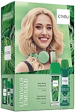 Düfte, Parfümerie und Kosmetik Körperpflegeset (Körperspray 75 ml + Deospray 150 ml) - C-Thru Luminous Emerald