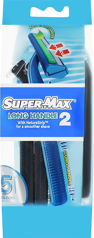 Einwegrasierer 5 St. - Super-Max Long Handle 2 — Bild N1