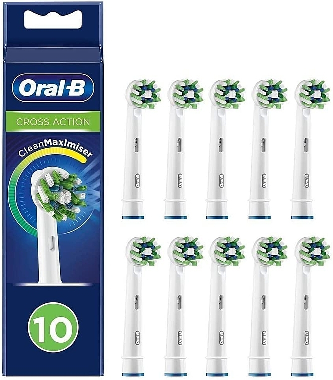 Ersatzkopf für Kinderzahnbürste 10 St. - Oral-B Cross Action Clean Maximiser — Bild N1