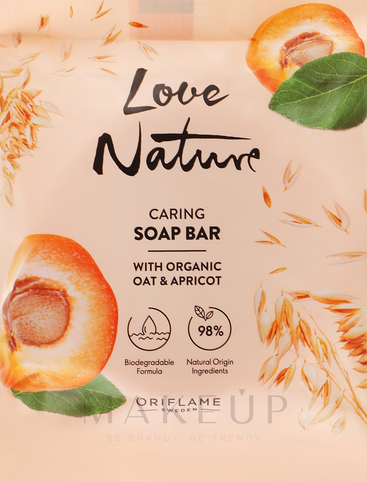 Seife Hafer und Aprikose - Oriflame Love Nature Soap — Bild 75 g