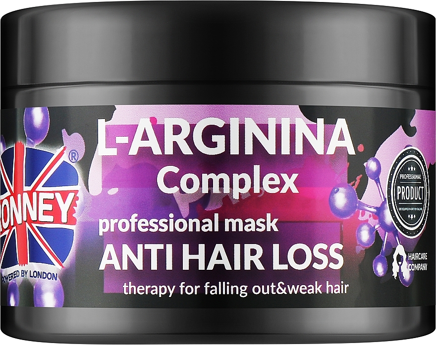 Haarmaske gegen Haarausfall mit L-Arginin - Ronney L-Arginina Complex Anti Hair Loss Therapy Mask — Bild N2