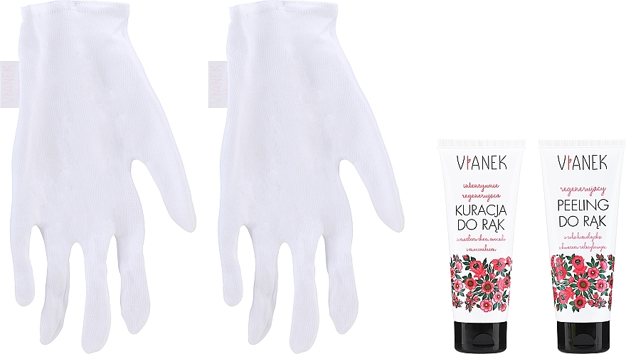 Set - Vianek (h/treatment/75ml + h/peel/70g + gloves) — Bild N2