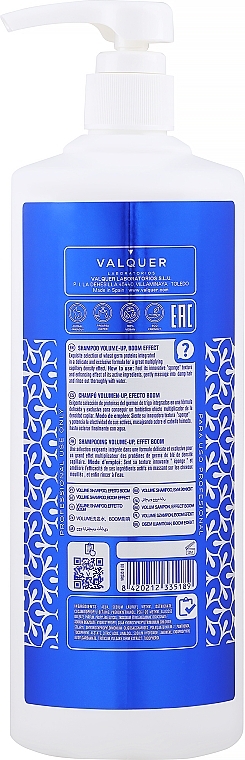 Shampoo für Haarvolumen - Valquer Shampoo Volume-Up Boom Effect — Bild N4