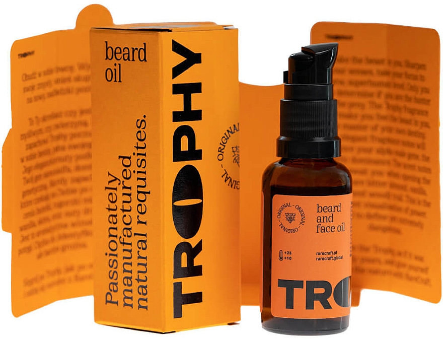Öl für Bart und Gesicht - RareCraft Trophy Beard And Face Oil — Bild N2