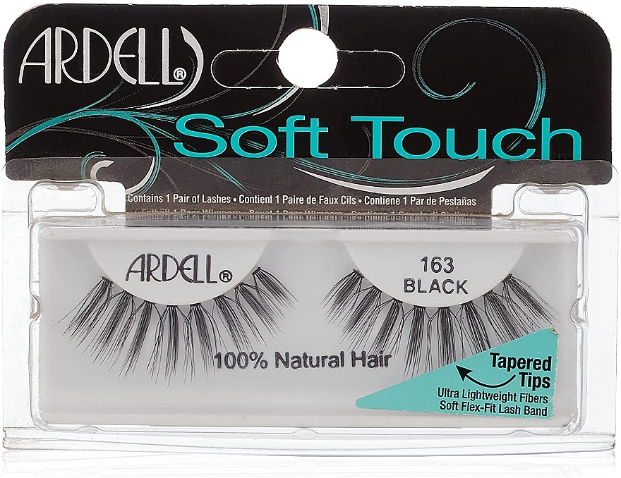 Künstliche Wimpern - Ardell Soft Touch Eye Lashes Black 163 — Bild N1