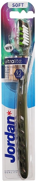 Zahnbürste weich, Oliven - Jordan Ultralite Soft Toothbrush — Bild N1